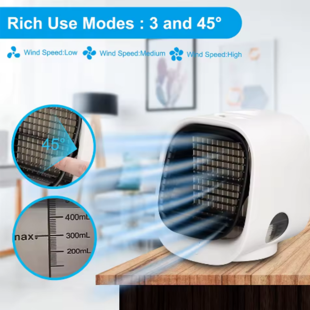 Comfortask Portable Multi-Task Fan